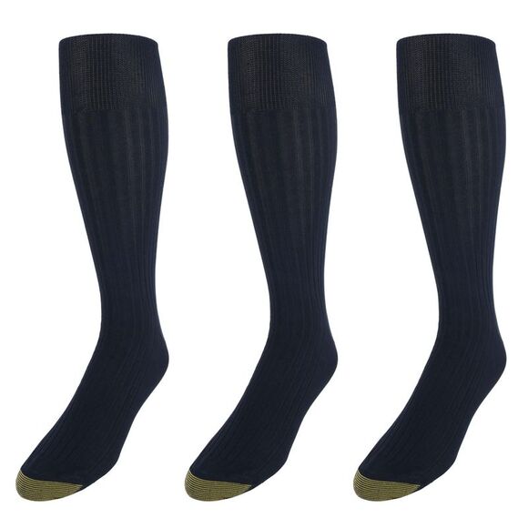 Gold Toe Canterbury OTC 3 Pair Extended Sizes - Picture 2 of 3